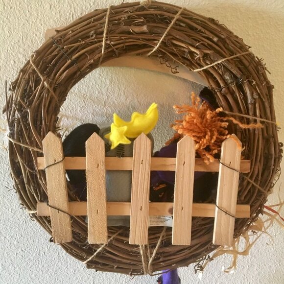 ⭐️Host Pick⭐️ Halloween Wreath Witch Pumpkin Ghost Fall Wreath Autumn Wreath - Picture 8 of 13